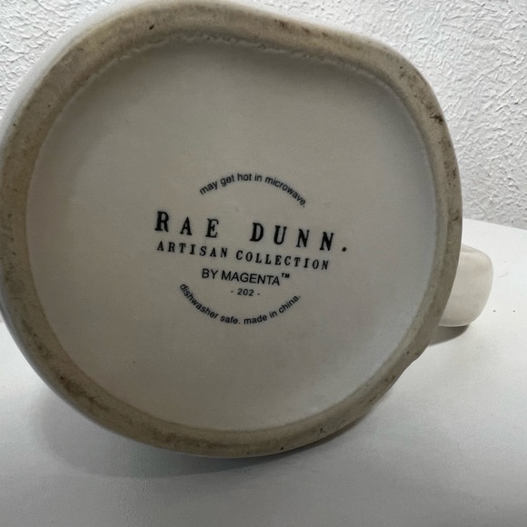 Rae Dunn Cream 'FRANCE' Mug with Blue Interior - Picture 4 of 4